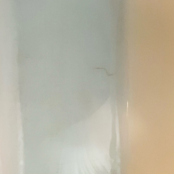 VINTAGE Fire King Peach Swirl Irrgdescant Loaf Pan - Picture 6 of 6